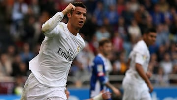 Cristiano Ronaldo en Riazor.