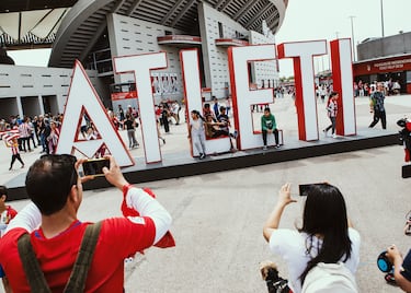 Hoy el Civitas Metropolitano ha estado hasta arriba de familias por el Día del NIño.