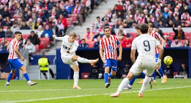 Lanzamiento de Beltrán para poner el 1-1 en el marcador del Metropolitano.