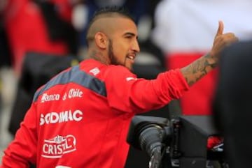 Arturo Vidal retribuye el cariño de la gente en Coquimbo.