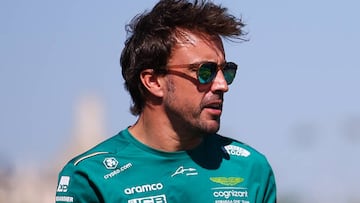 Fernando Alonso (Aston Martin). Yeda, Arabia Saudí. F1 2023.