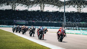 La carrera de MotoGP del GP de Malasia, en Sepang.