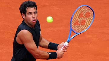 Jaume Munar, contra Arthur Fils en Roland Garros.