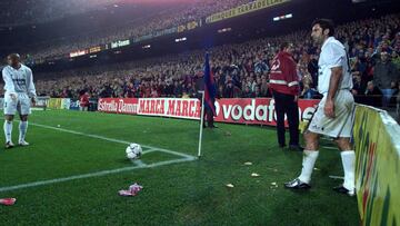 Figo y el cochinillo: la noche m¨¢s negra del Camp Nou