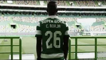 Borja es presentando como nuevo jugador del Sporting