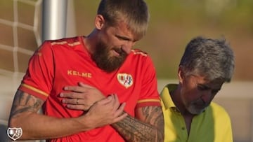 Saveljich se retira lesionado de la sesión de entrenamiento