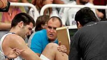 <b>DUDA. </b>Felipe Reyes puede añadirse a las bajas de Hamilton, Smith y Pelekanos en el Madrid.