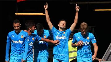 Cheryshev celebr&oacute; as&iacute; su gol al Athletic.