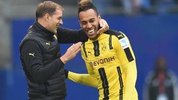 Aubameyang se da un fest¨ªn en Hamburgo: 4 goles en 48'