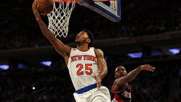 Rose, decisivo en el triunfo de los Knicks ante los Blazers.