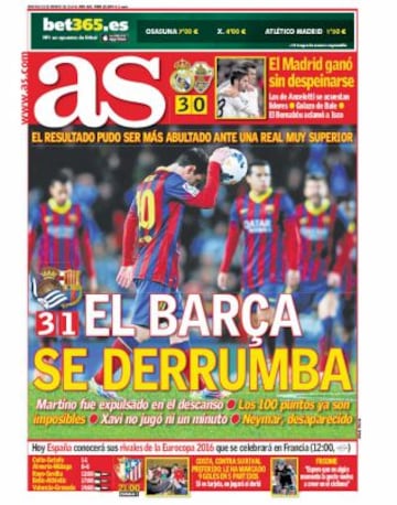 Las portadas de AS de febrero