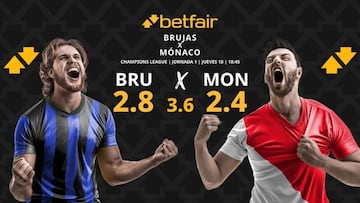 Club Brujas vs. Mónaco: horario, dónde ver, pronósticos y estadísticas