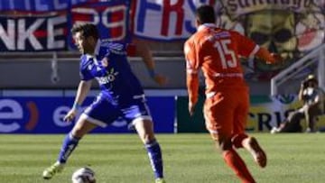 Rojas se resinti&oacute; frente a Cobreloa. 