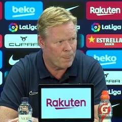 Koeman: "Sé que hay rumores y que hay nombres"