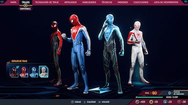 Trajes de Marvel's Spider-Man 2