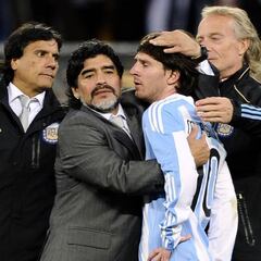 Messi sale en blanco del Mundial