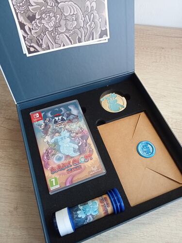 Unboxing del exclusivo press kit de Bubble Ghost Remake de Switch con solo 20 unidades en el mundo