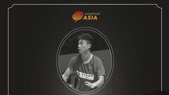Cartel con el que Bádminton Asia ha recordado al jugador Zhang Zhijie, fallecido a los 17 años en pleno partido.