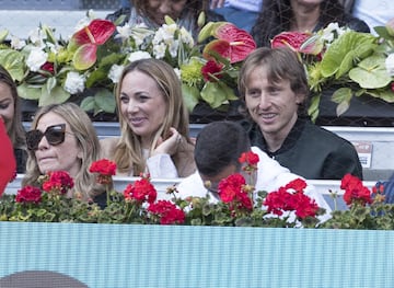 Luka Modric y su esposa Vanja Bosnic