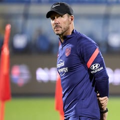 Cónclave de Simeone y Vivas con la plantilla del Atlético de Madrid