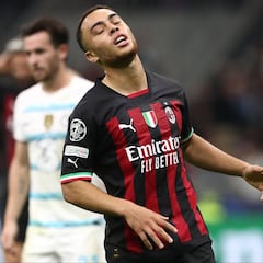 Sergiño Dest sigue sin convencer al AC Milan y se queda sin Champions League