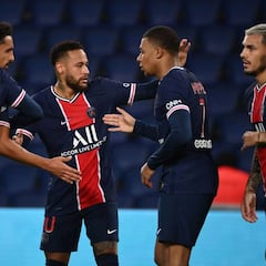 El PSG golea al Angers al son de Mbappé y Neymar