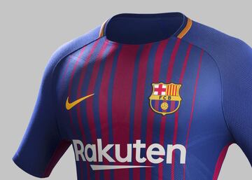 Close-up look at the new Barça 2017/18 LaLiga home kit