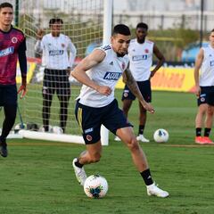 Selección Colombia continúa preparación para enfrentar a Perú