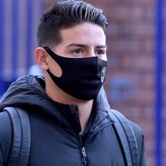 Los partidos que se perderá James Rodríguez en Everton