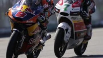 Miller y Efrén en carrera.