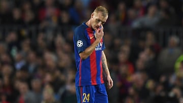 Mathieu se convierte en el séptimo lesionado en el Barça