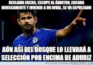 Los memes del mordisco de Diego Costa