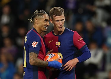 Raphinha y Fermín salvan a Flick y Ter Stegen en Zorrilla