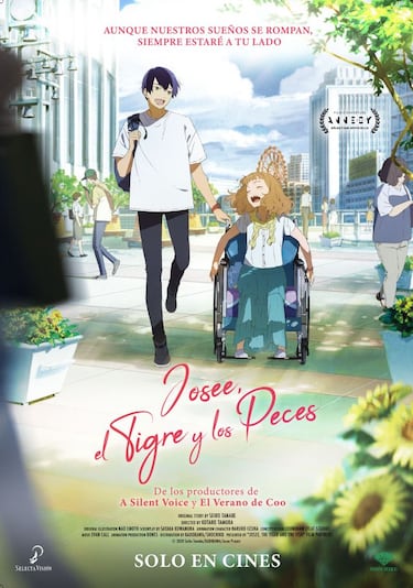 La película Josee, el tigre y los peces, presenta fecha y tráiler en castellano