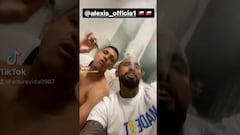 ¡Qué nivel! Así fue el festejo de Vidal y Alexis en camarines