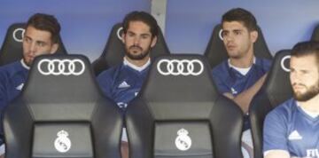 Kovacic, Isco y Morata en el banquillo 