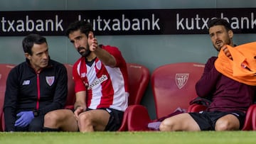 Raul García, tras la lesión de ayer