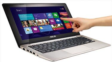 Los portátiles con pantalla táctil son cada vez más populares