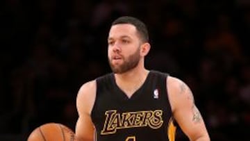 Jordan Farmar durante su etapa con Los Angeles Lakers.