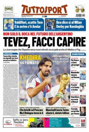 Portadas de la prensa deportiva