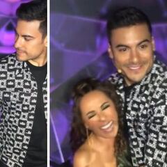 Consuelo Duval comparte video junto a Carlos Rivera y confiesa que el cantante la intimida