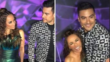 Consuelo Duval comparte video junto a Carlos Rivera y confiesa que el cantante la intimida