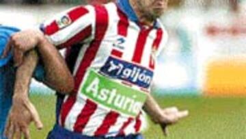 David Pirri, con el Sporting.
