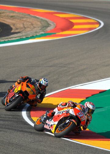 Marc Márquez y Pol Espargaró.