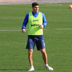 Ezequiel Muñoz se recupera y ya entrena con sus compañeros