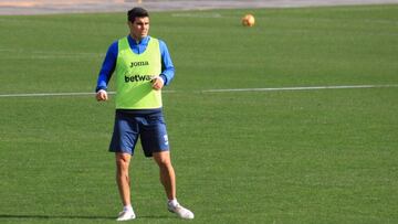 Ezequiel Muñoz se recupera y ya entrena con sus compañeros