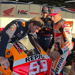 Masterclass de Márquez a los pilotos de F1