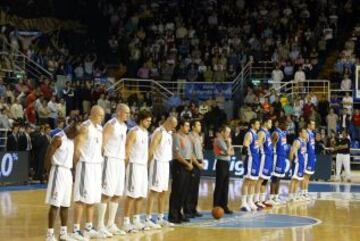 Minuto de silencio en el Real Madrid-Estudiantes de baloncesto.