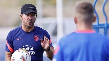 Simeone, entrenador del Atl&eacute;tico de Madrid