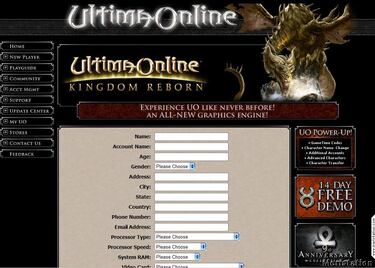 Abiertas las inscripciones para la beta de Ultima Online: Kingdom Reborn